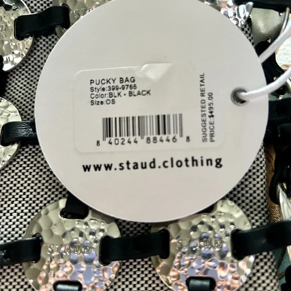 STAUD Pucky Medallion Shoulder Bag